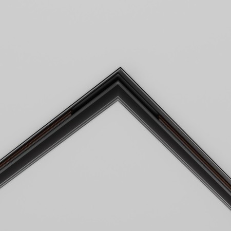 Corner Connector 90 ° Exign built under GCL 9.5 mm, black-2