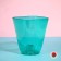 Pot for orchids, 2.5 l, 16.4 × 18.5 cm, plastic, transparent-turquoise