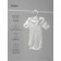 Set for discharge children's NewBorn growth 62-68 cm, milk color, 6 items
