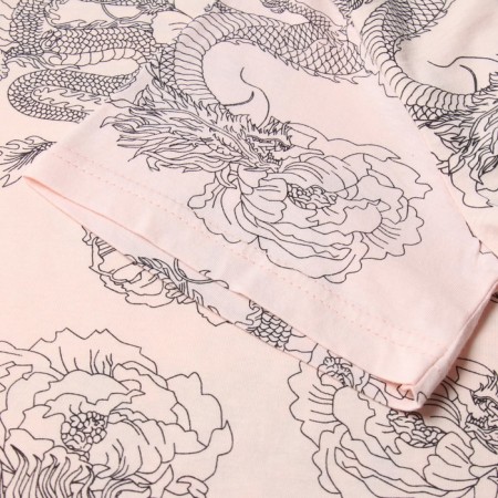 Female home set (T -shirt/pants), pink color, size 52-7