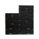 Organizer - Table Devente stand. Elrix 24.5 x 15 x 25.5 cm, MDF, black, cardboard box