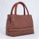 Olivi-tout bag on lightning, brown color