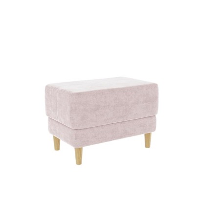 Pouff Rondo 2, 600 x 400 x 455, pale pink (velor)