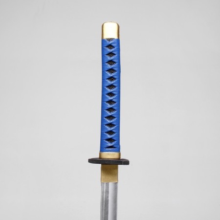 Souvenir weapon "Katana Tokin" 102 cm, blue-gold, polystyrene foam-2