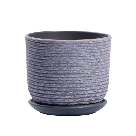 Flower pot "vine" pink-gray, 1.73 liters-3