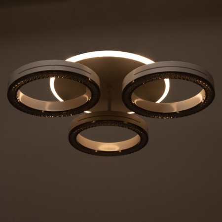 Lamp with PDU 74651/3+1 LED 75W Dimmer 3000-6000k white 45x45x9 cm Bayerluux-15