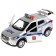 Metal Hyundai Creta “Police”, 12 cm, light and sound effects, doors open
