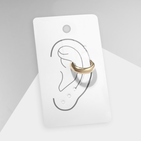 Earring "Kaff" minimal, color gold-2