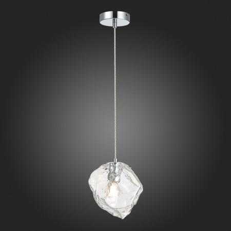 STL LUCE Sus. SL1175.103.01. Portici. 1x40 W, E14, 18x18 cm, color chromium-3