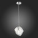 STL LUCE Sus. SL1175.103.01. Portici. 1x40 W, E14, 18x18 cm, color chromium