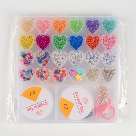 Jeweling from beads "Heart"-6