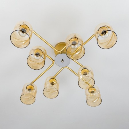 Cutilux Cutilux chandelier CL137182 70x70x29 cm, 8x60W, e27, yellow color-10
