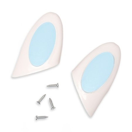 Domik toilet with a removable stand for a scoop, 50 x 40 x 41 cm, blue-15