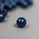 Beads for creativity plastic "sapphire" set 200 pcs d = 0.6 cm
