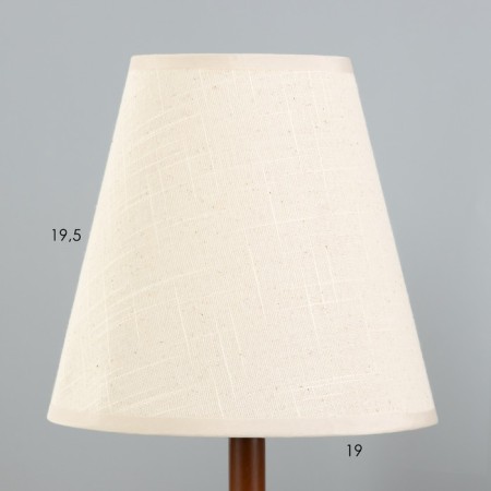 Eln table lamp E27 40W brown 19.5x19.5x38 cm Risalux-2
