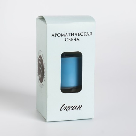 Aromatic candle in a glass "Nyud", 5x6 cm, ocean-3