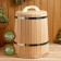 Chan for water 45l. Cedar, with a lid