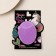 Massager sponge for washing, on the substrate "Morning does not begin with coffee", 6.5 x 5 cm