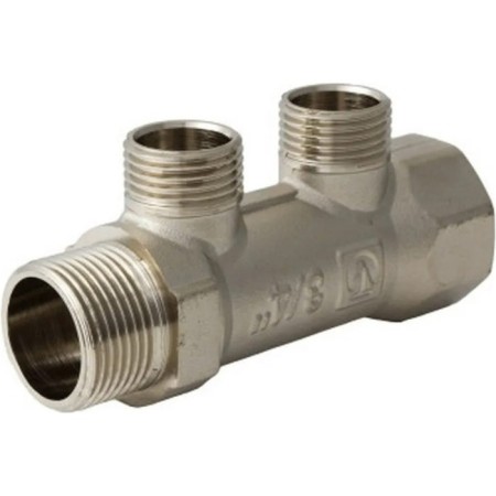 Aqualink threaded manifold, 3/4 "x 3/4" x 1/2 ", internal/outer thread, 2 outputs