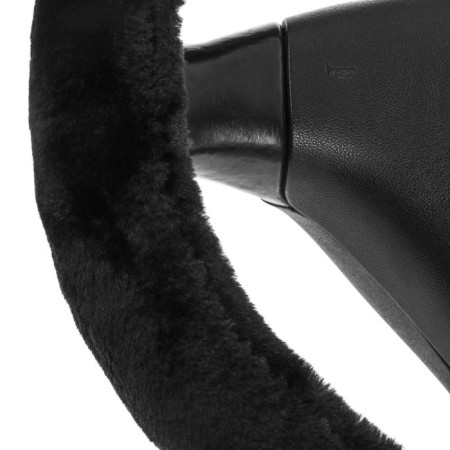Braid on the steering wheel, black-2