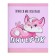 Notebook of 48 sheets in the Calligrata “Foxes” cage, covered paper cover, block No. 2, whiteness 75% (gray sheets), mix