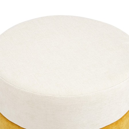 Norunn Puff, 480 × 480 × 450 mm, Shenill, yellow-brown color-3