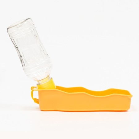 Walking car carpet with a curly bottle, 250 ml, yellow-3