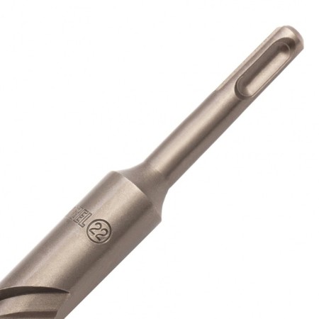 Denzel 705054 concrete boot, double spiral, Cobalt w-tip, SDS plus, 22 x 460 mm-2