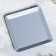 Summary Metal "plate", 12.6x12.6x1.3 cm, gray