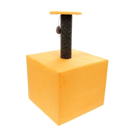 Clamp "Column", a cube with a site, 35 x 30 x 85 cm, a mix of flowers-2