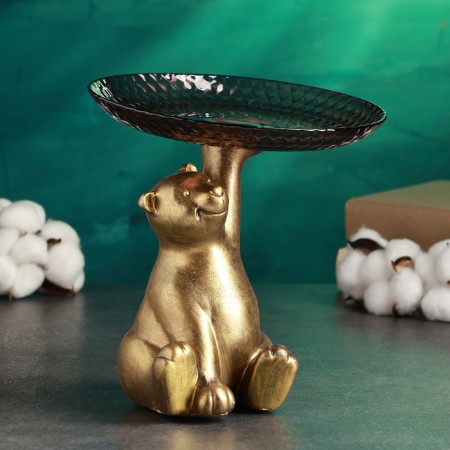 Steel for the little things "Bear", 18 × 20 cm, bronze-1