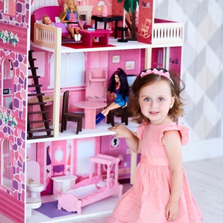Puppet house "Monte Rosa", with furniture-1