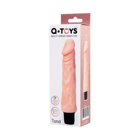 Realistic vibrator A-Toys By Toyfa Tond, TPE, Fleer, 20.5 cm-1