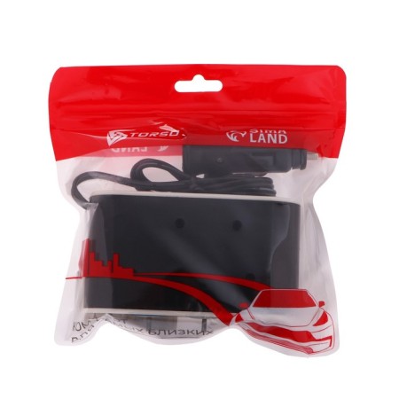 Torso cigarette lighter, 12-24 V, USB, wire 50 cm, backlight-4