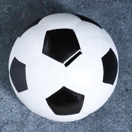 Piggy bank "Ball" White, 15x15x15cm-2