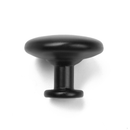Ручка кнопка WAVE ТУНДРА РК120BL, черная, 8 шт TMP-6