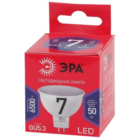 LED LED era Red Line "Sofit", 7 W, GU5.3, 560 lm, 6500K, glow cold white-3