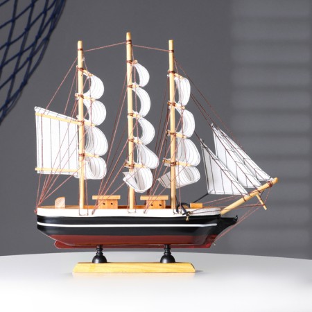 Souvenir medium -sized "Pilad" ship, Dark sides, 33x31x5 cm-1
