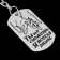 A keychain key a token "I am always nearby", 9.5 x 2.7 cm