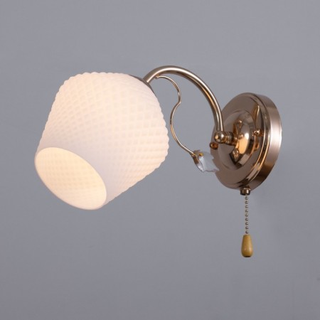 Bra "Ariel" 1x40W E27 White-gold 18x15x18 cm.-1