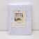 Tulle on the kitchen with a curtain tape, 420x165 cm, white color, 100% polyester