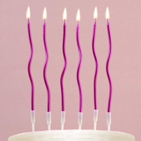 Candles for the cake "For your holiday", purple, 10 pcs.-5
