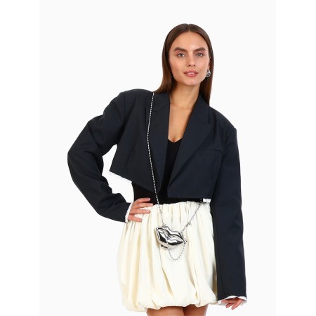 Female bag on a magnet, silver color-13