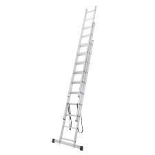 Tundra staircase, three -section, aluminum, 10 steps