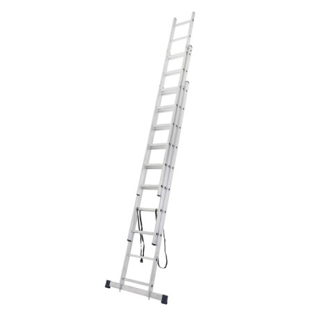 Tundra staircase, three -section, aluminum, 10 steps