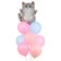 A set of balloons "Gray cat", foil, latex, 9 pcs.