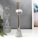 Summary Metal for 1 candle "Gray marble" 30x8x8 cm