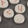 Set "Scandinavian runes", ceramics, 24 runes
