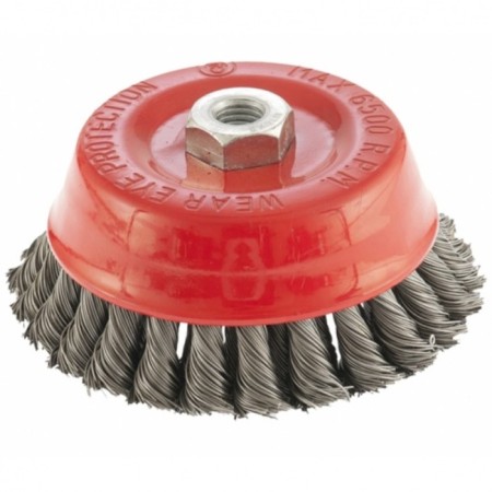 Matrix Ushm brush, d = 125 mm, m14, cup, two -row, twisted wire 0.5 mm
