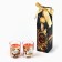 Candles in a glass of New Year's "Happy New Year", set, 2 pcs., Cherry aroma
